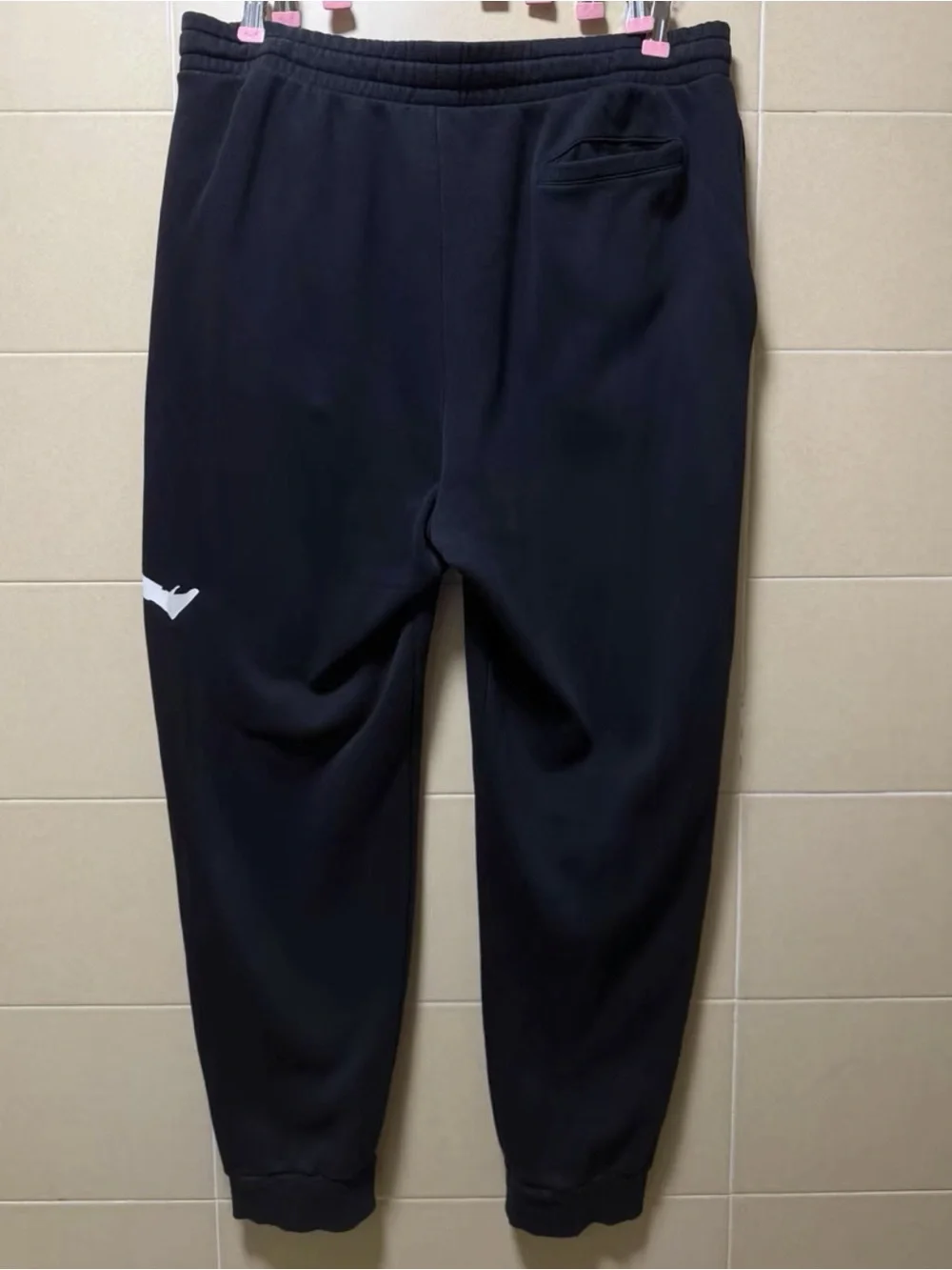 Jordan Black Joggers with White Jumpman Logo